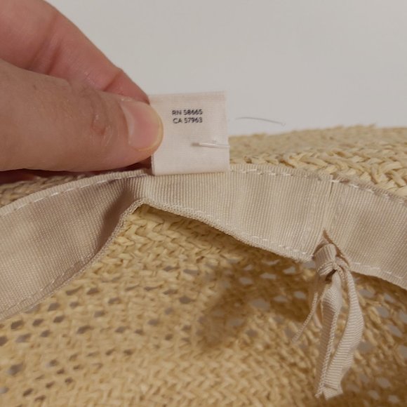 NWOT Melrose & Market adjustable straw sun hat OS - Picture 5 of 12